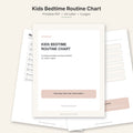 Kids Bedtime Routine Chart — Printable Evening Checklist
