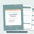 2027 Family Planner printable cover